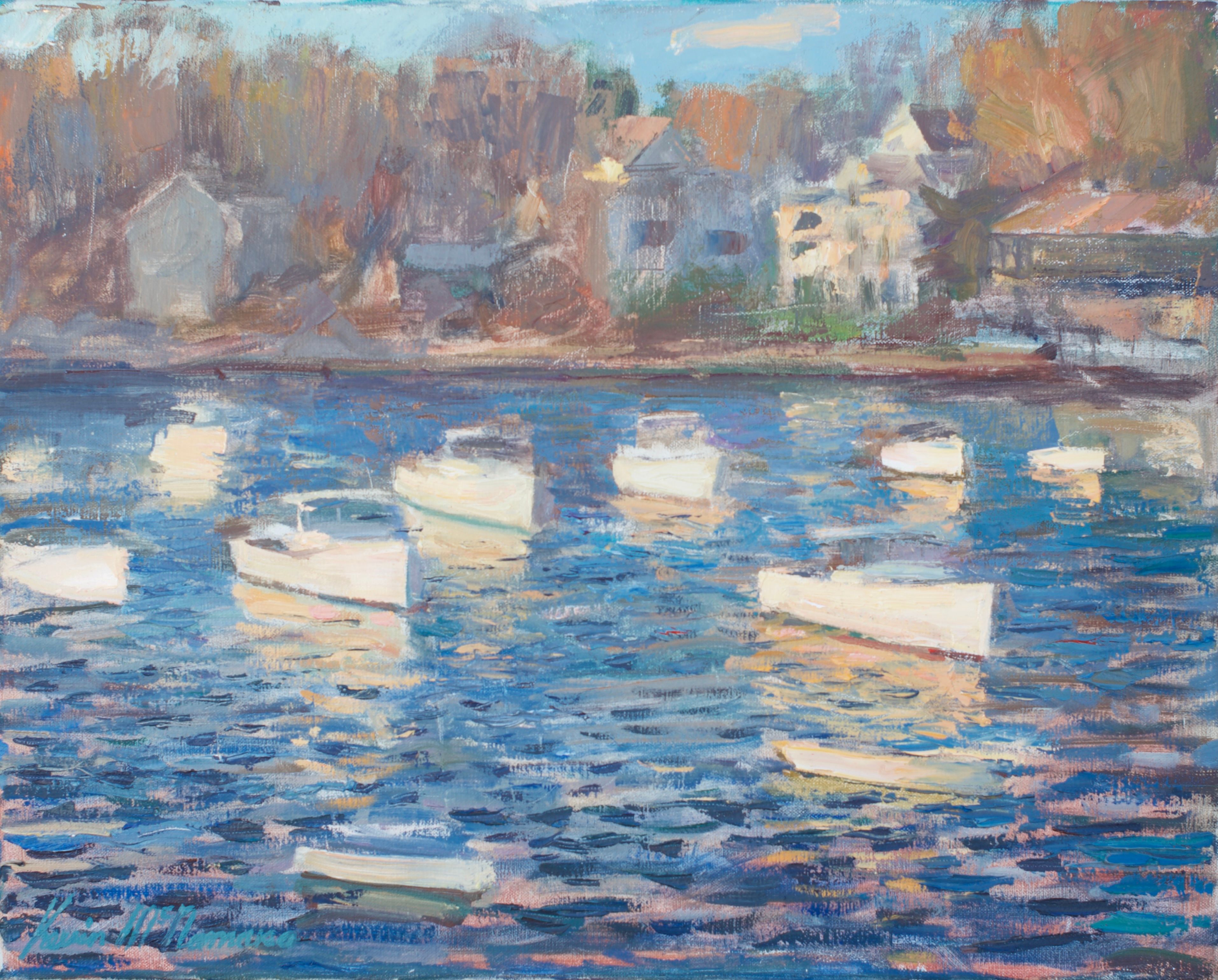 Boats in Harbor by Kevin McNamara