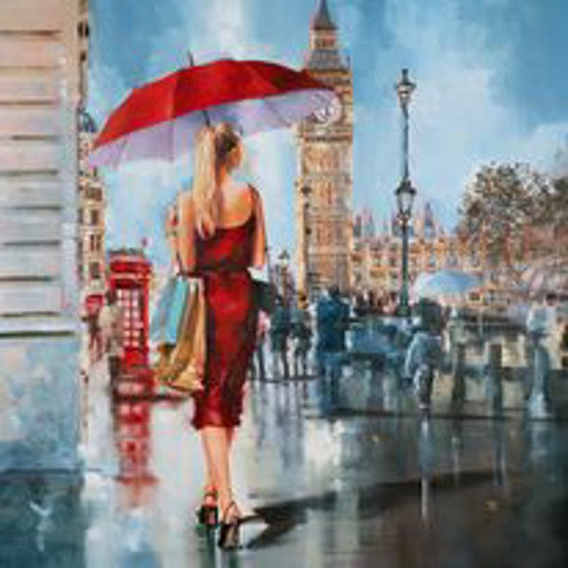 Shopping in London by Ron Di Scenza