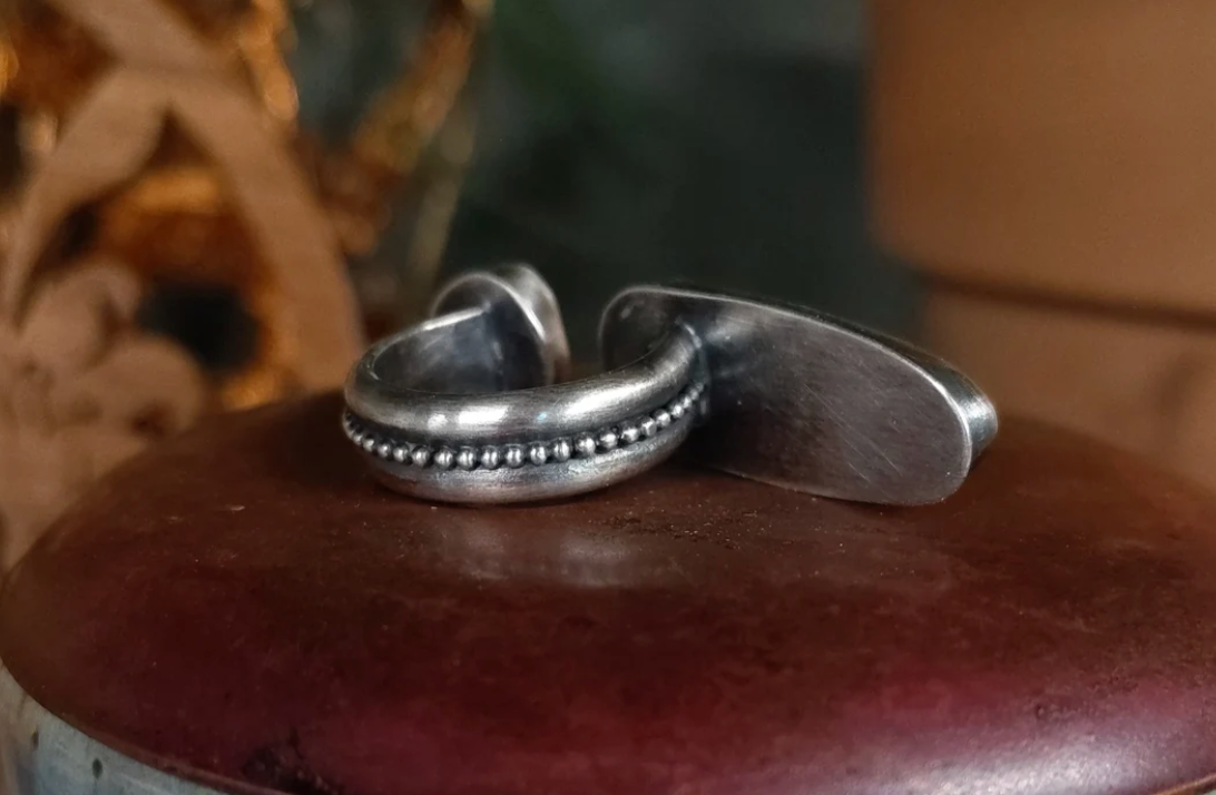 Pearl & Dry Creek Turquoise Split Ring