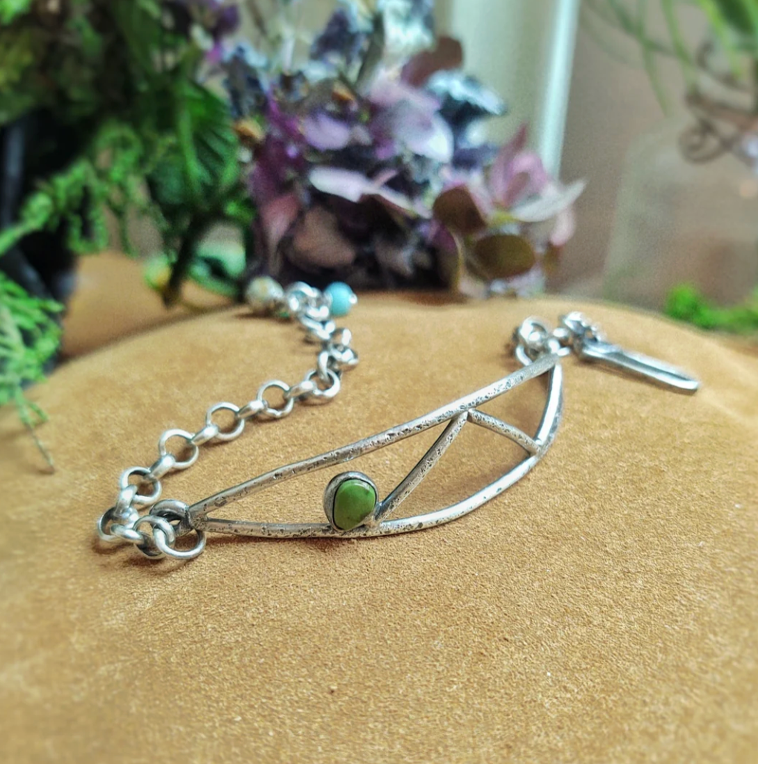 ZigZag BRACELET - Green Turquoise