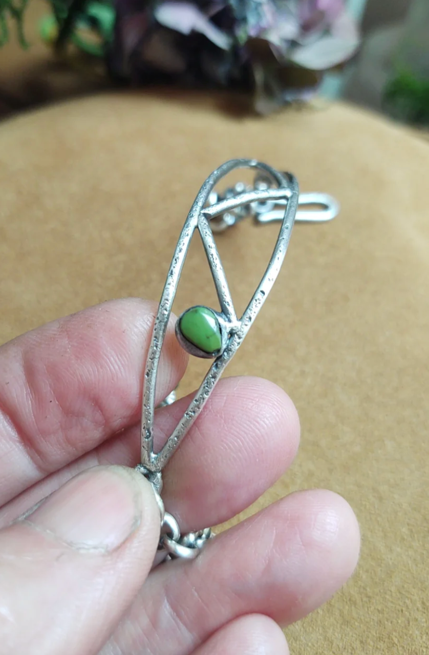 ZigZag BRACELET - Green Turquoise