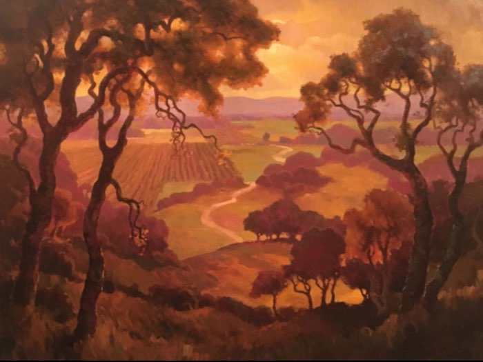 Napa Valley Panorama by Leon Roulette