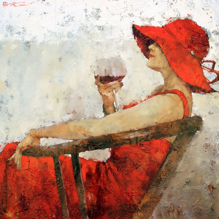 "Rhapsody on the Theme of Chinese Horseshoe Chair and Chateau Margaux" GICLEE
