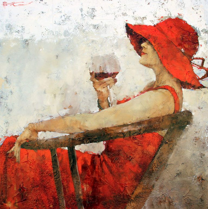 "Rhapsody on the Theme of Chinese Horseshoe Chair and Chateau Margaux" GICLEE