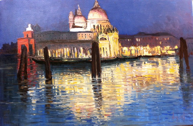 La Salute de Notte Venezia by Vincent Cazaumayou