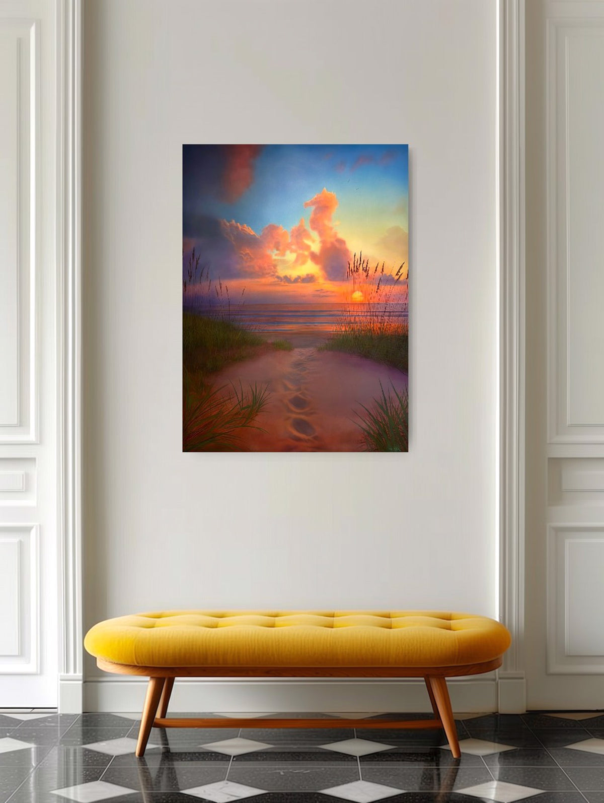 seahorse sunset by dru blair