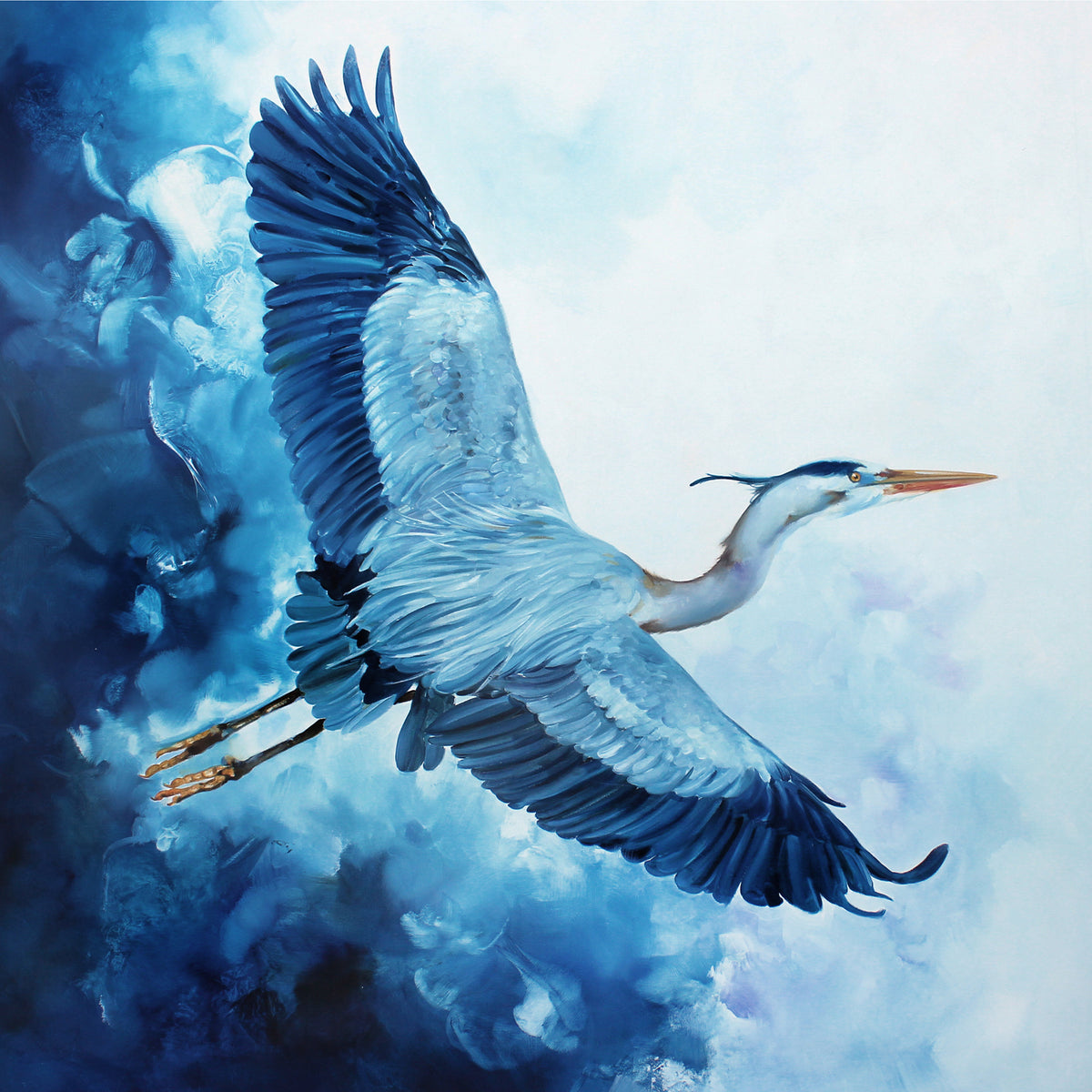 Great Blue Heron by Ron Di Scenza