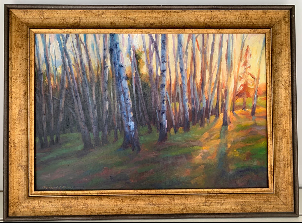 Through the Poplars by Michael J. Downs