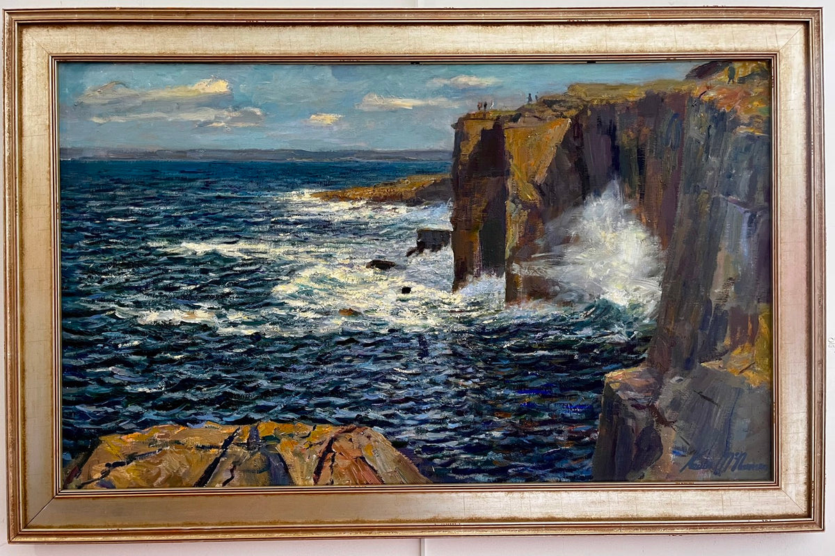 cliffs at fanore county clare by kevin mcnamara