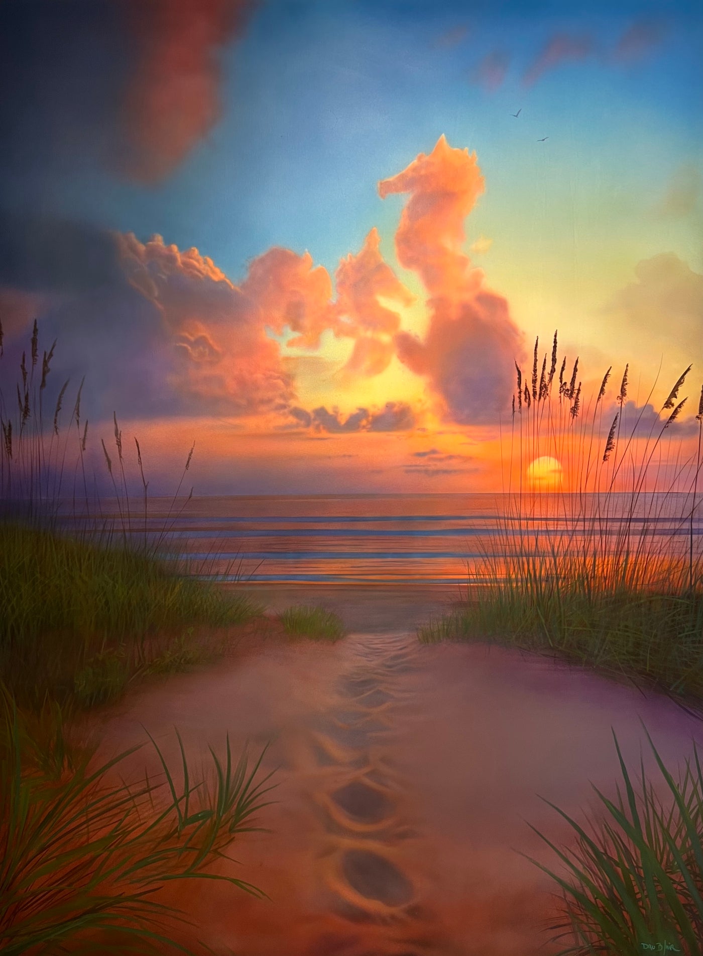 Seahorse Sunset