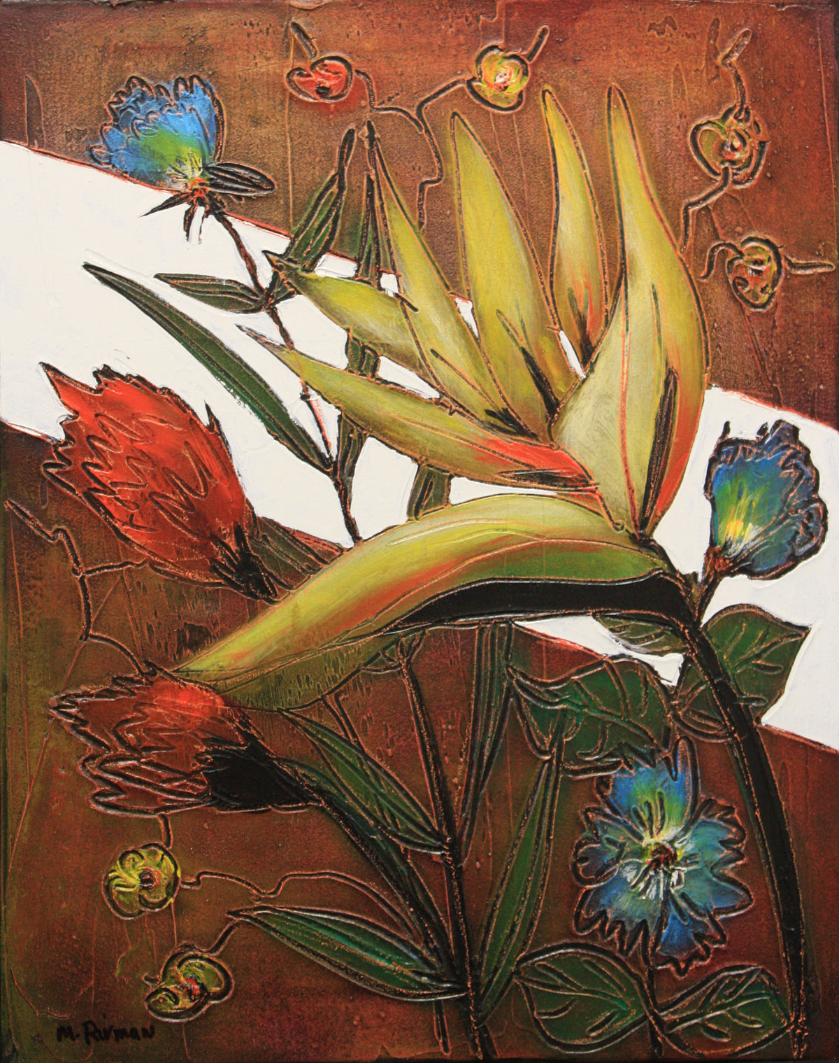 "Tropical Garden" by Monica Rivman