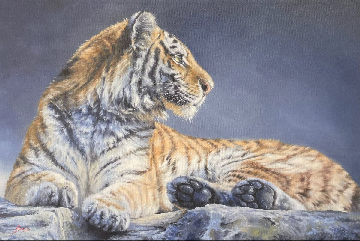 Siberian Tiger by Asya Baldwin