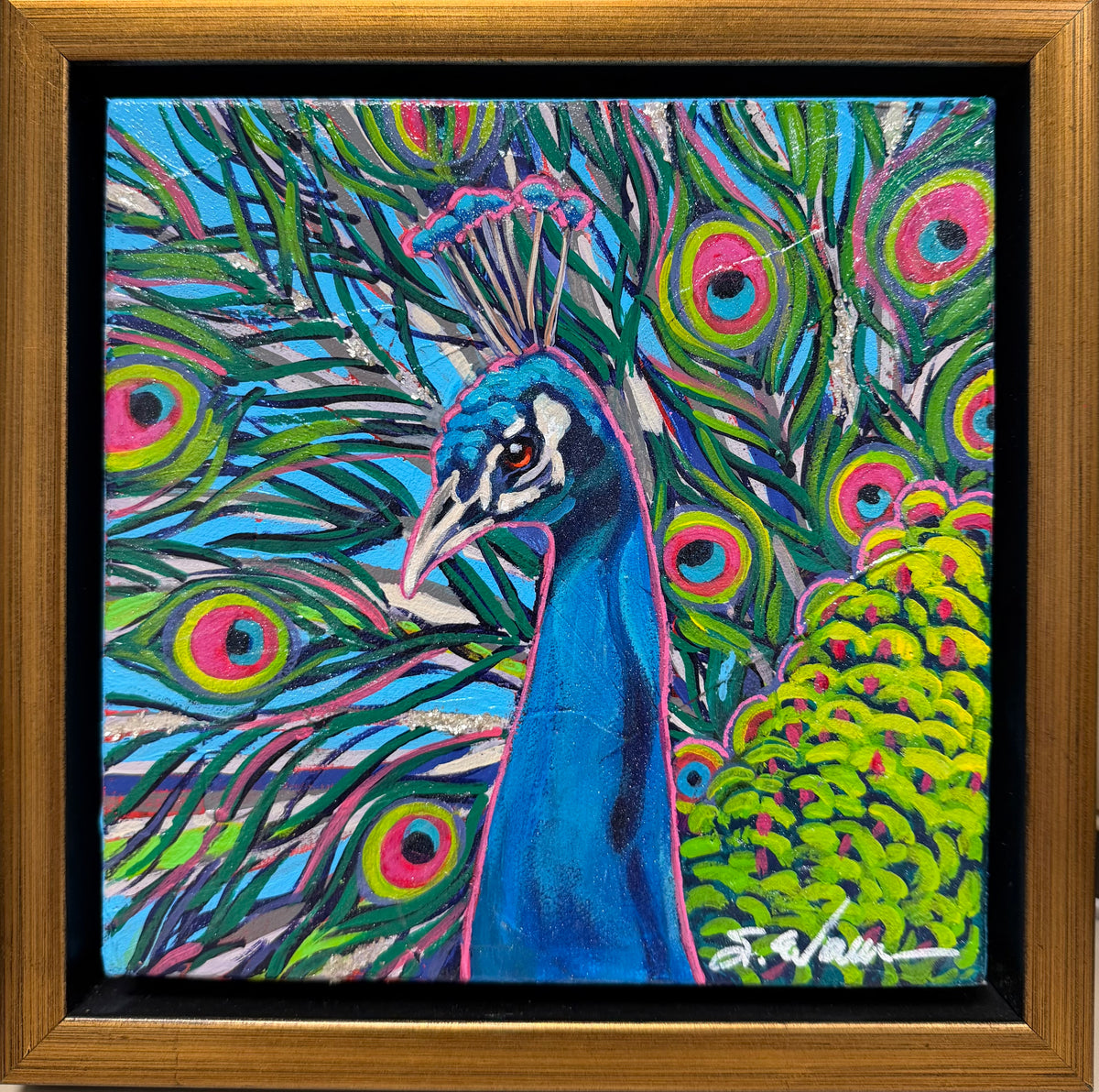 Socialite Dances in Blue