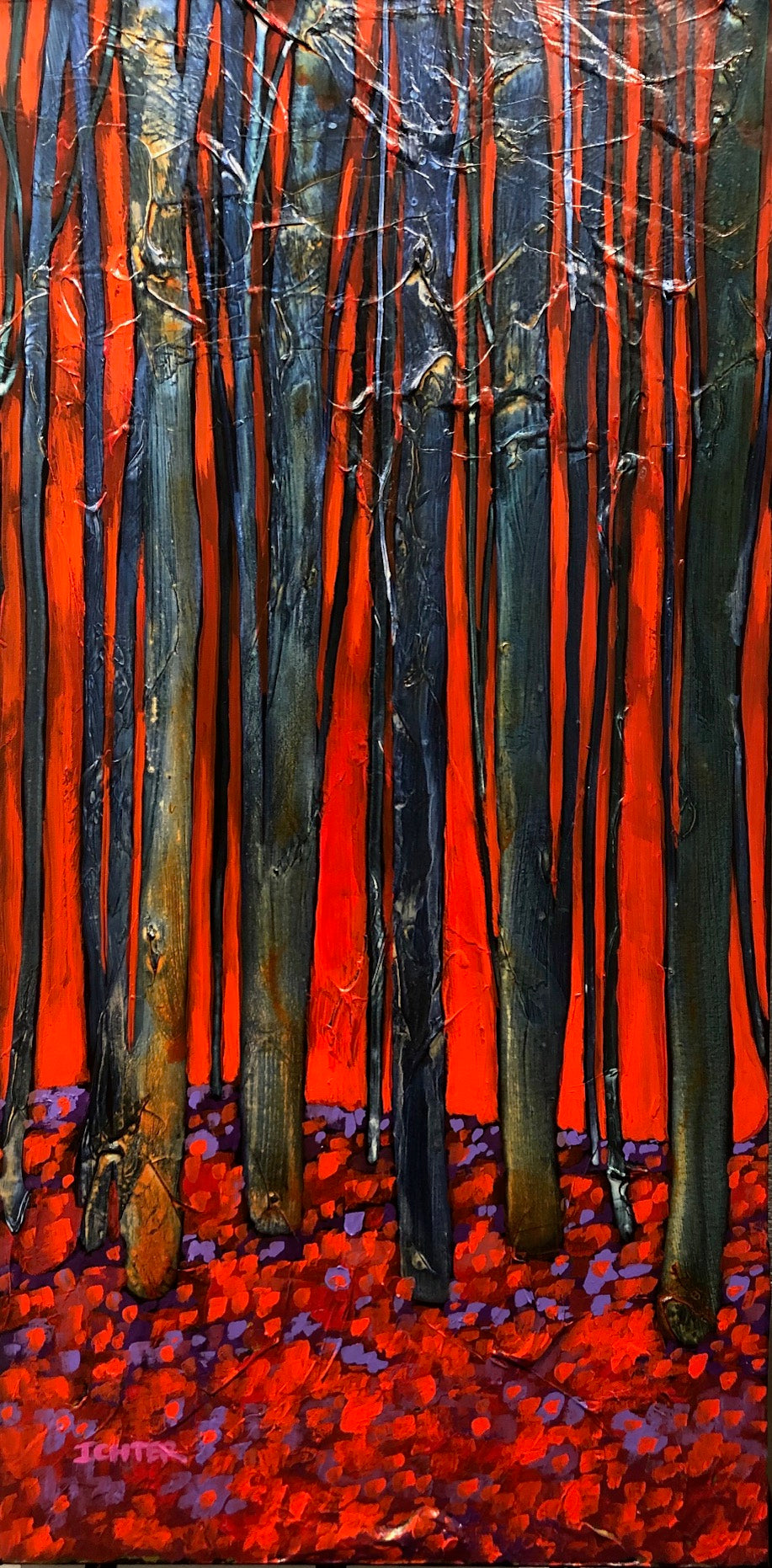 Pink-Red Forest